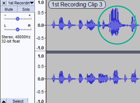 Audacity Waveforms