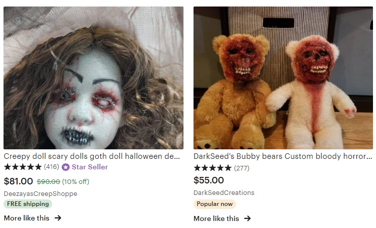 Creepy Etsy Listings