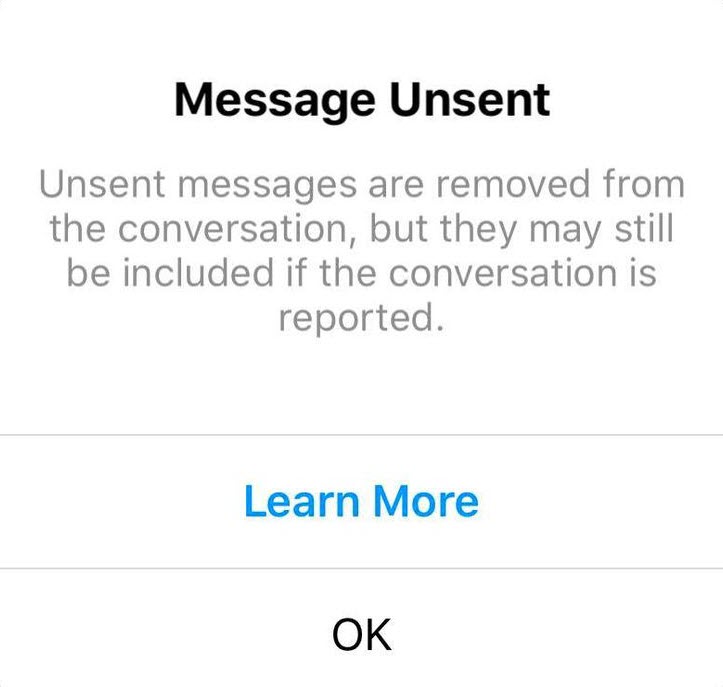 Unsend Messages On Instagram