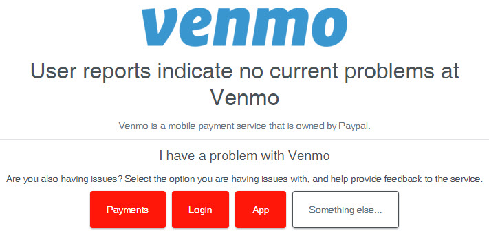 Venmo DownDetector