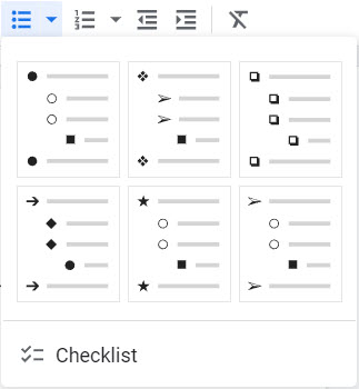 Bullet Points Formatting