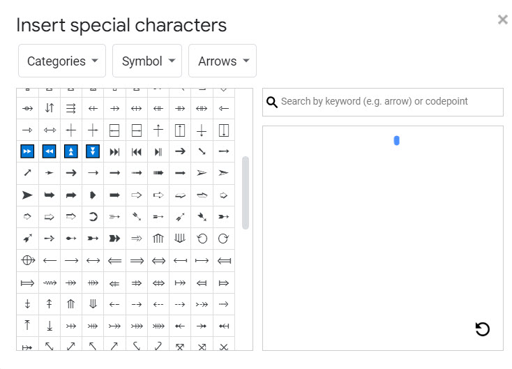 Extra Bullet Point Options Google Docs