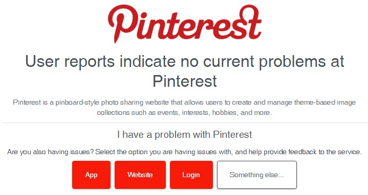 Pinterest Downdetector