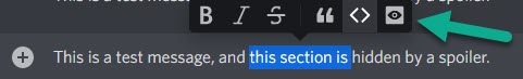 Using Spoiler Tag Discord