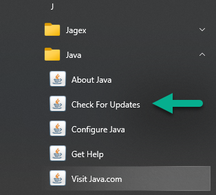 Check For Updates - Java