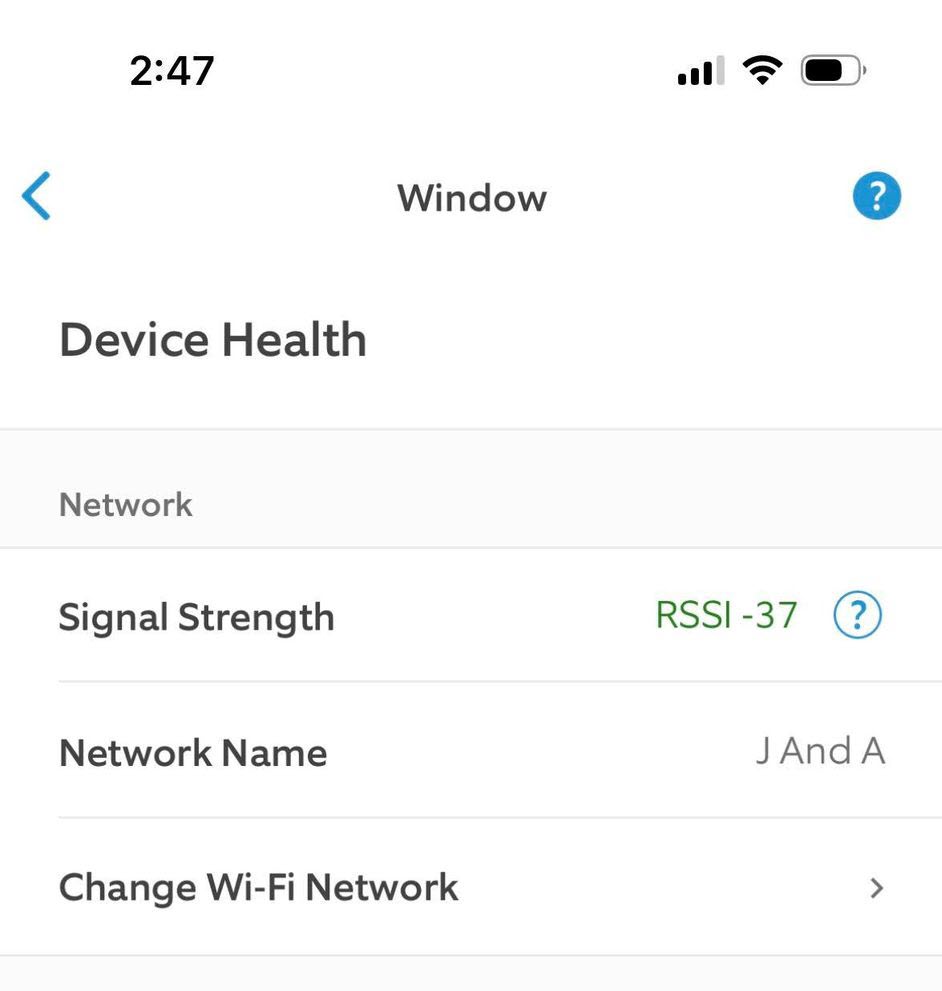 Ring Camera Signal Strength