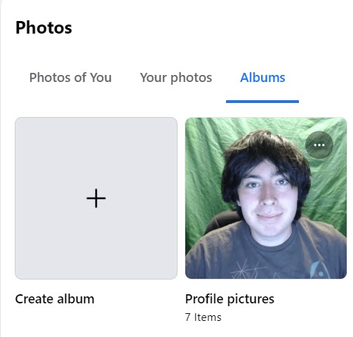 Create Album, Facebook