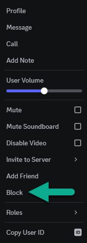 Block Someone, Discord